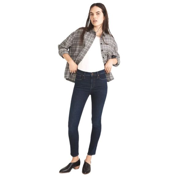 Madewell Denim - Madewell 9" Mid-Rise Skinny Jeans‎ in Orlando Wash sz 28